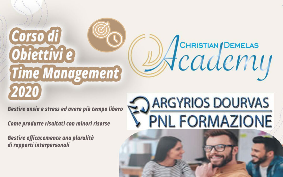 CORSO DI “OBIETTIVI E TIME MANAGEMENT”