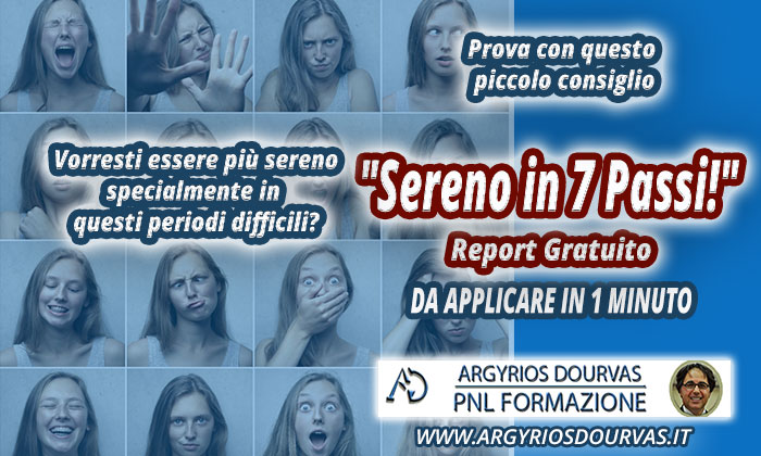 Riduci ANSIA e STRESS – Report gratuito “Sereno in 7 Passi!”